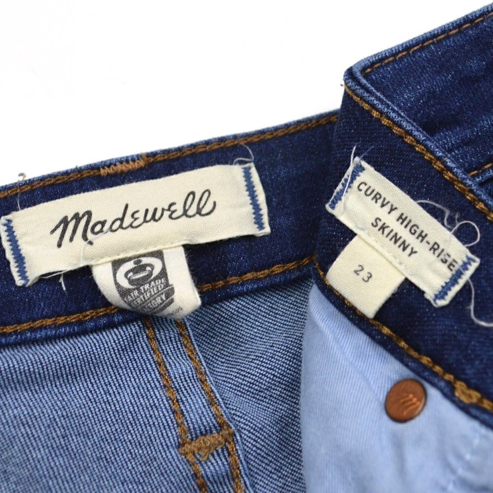 Madewell Curvy High Rise Skinny Jeans 23 - Picture 6 of 6